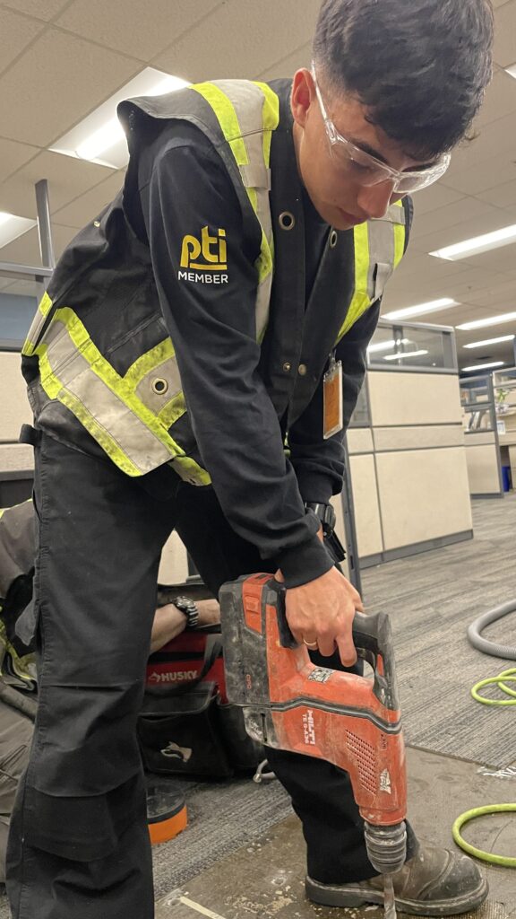 Post-tension cable repair work Vancouver