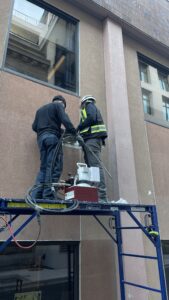 Concrete spalling repair on-site Vancouver