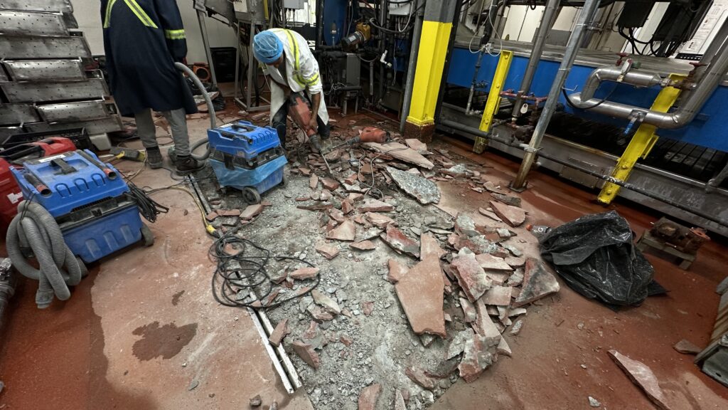 Structural concrete repair project Burnaby BC